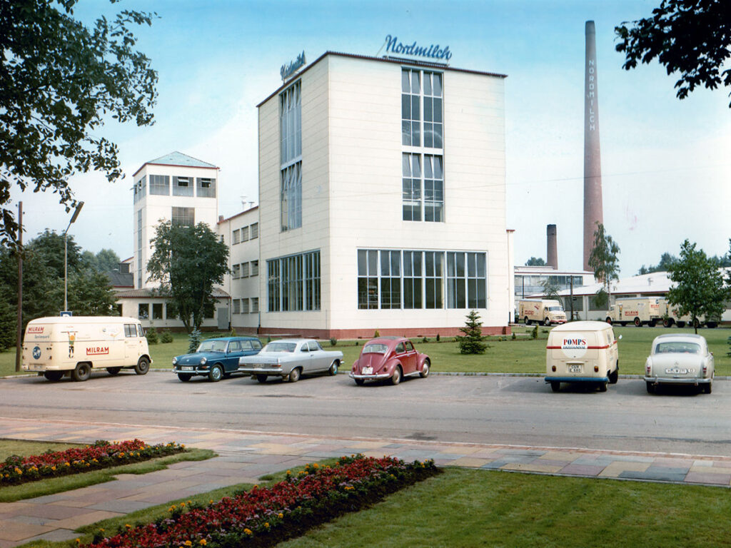 Gebäude der Nordmilch 1955